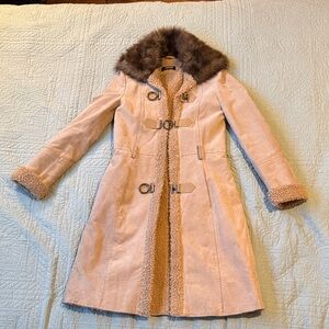 Vintage Morgan shearling coat, fur.
